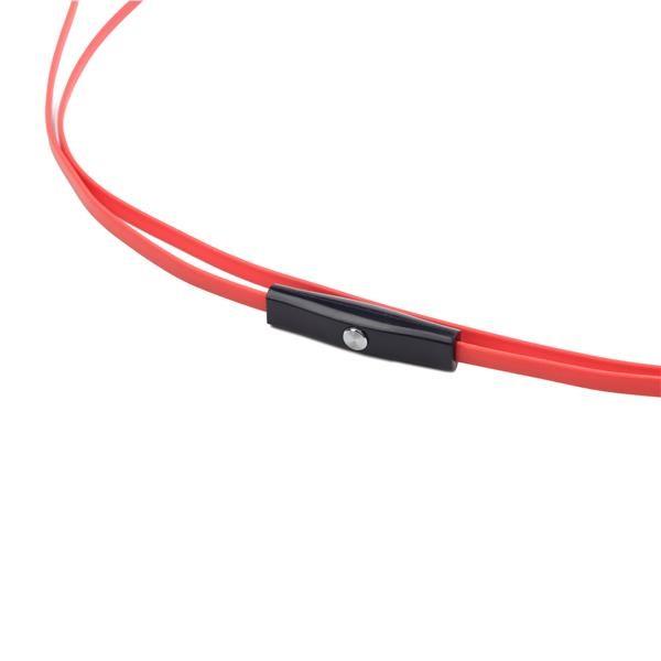 GEMBIRD sluchátka s mikrofonem MHS-EP-OPO pro MP3,  plochý kabel,  černá2