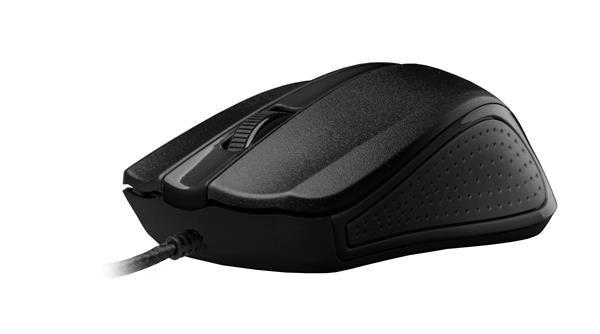 Myš C-TECH WM-01,  čierna,  USB