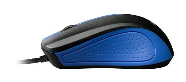 Myš C-TECH WM-01,  modrá,  USB2