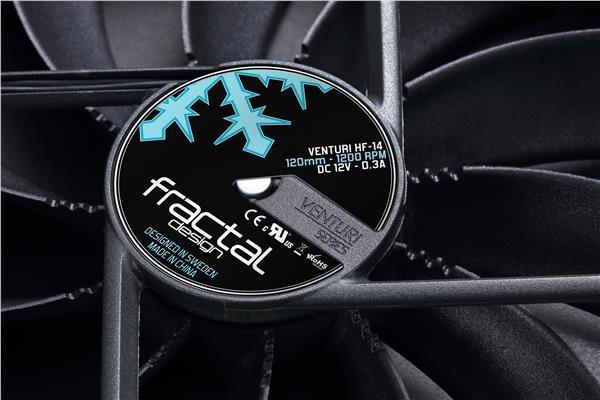 Ventilátor FRACTAL DESIGN 140mm Venturi HF-14 čierny2