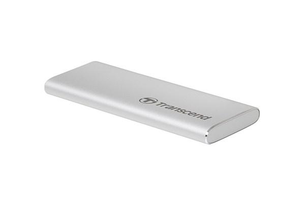 TRANSCEND Externí SSD ESD260C 500GB,  USB 3.1 GEN 2,  Typ-C,  stříbrná1