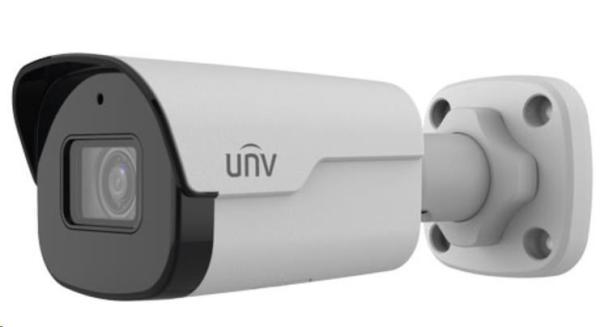 UNIVIEW IP kamera 2688x1520 (4 Mpix), až 25 sn/s, H.265, obj. 2,8 mm (101,1°), PoE, Mic., Smart IR 40m, WDR 120dB