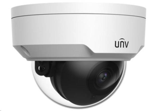 UNIVIEW IP kamera 1920x1080 (FullHD), až 25 sn/s, H.265, obj. 2,8 mm (106,7°), PoE, DI/DO, audio, Smart IR 30m, WDR 120dB1