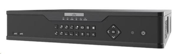 Uniview NVR,  16 kanálov,  H.265,  4x HDD,  12Mpix (384Mbps/ 384Mbps),  HDMI+VGA Full HD,  ONVIF,  3x USB,  audio1
