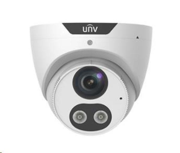 UNIVIEW IP kamera 2688x1520 (4 Mpix), až 25 sn/s, H.265, obj. 2,8 (101,1°), PoE, Mic.,Repro IR 30m, WDR 120dB, ROI, koridor formát