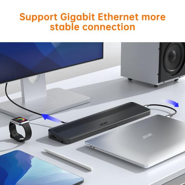 Kľúč ACER 7v1 typu C: 3 x USB3.0, 1 x HDMI, 1 x pd typu C, 1 x čítačka sd kariet, 1 x čítačka tf kariet3