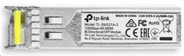 TP-Link SM321A-2 SFP WDM optický modul SM (1550/1310nm), 1,25Gb/s, LC, 2km1