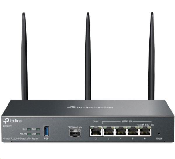 TP-Link ER706W OMADA VPN router (1xSFP WAN/ LAN, 1xGbEWAN,  4xGbELAN/ WAN,  1xUSB3.0)