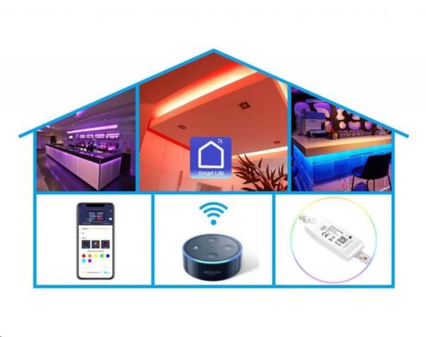 CARNEO LED Pás RGB WIFI 5M1