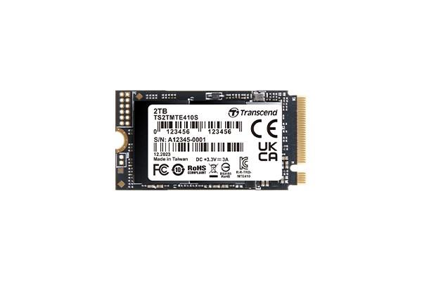 TRANSCEND SSD 2TB 410S,  M.2 2242,  PCIe Gen4x4,  NVMe,  3D TLC,  DRAM-less