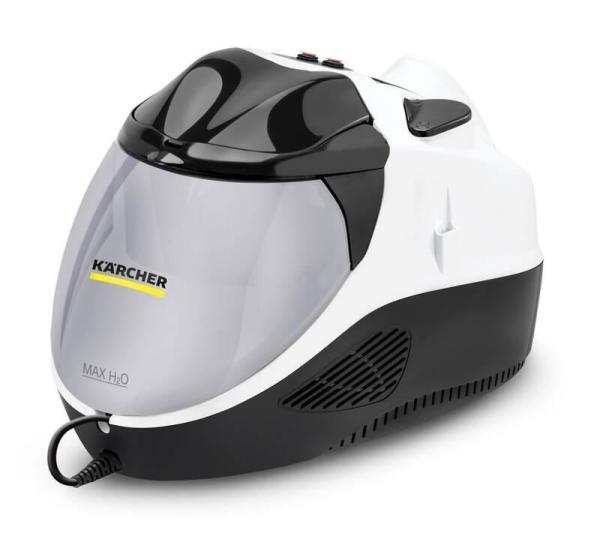 Karcher SV 7 parní vysavač,  2200 W,  HEPA filtr a vodní filtr,  regulace množství páry,  systém dvou nádrží2