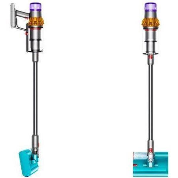 Dyson V15s Detect Submarine akumulátorový vysavač,  tyčový,  mokré vytírání,  LCD displej,  vícestupňová filtrace0