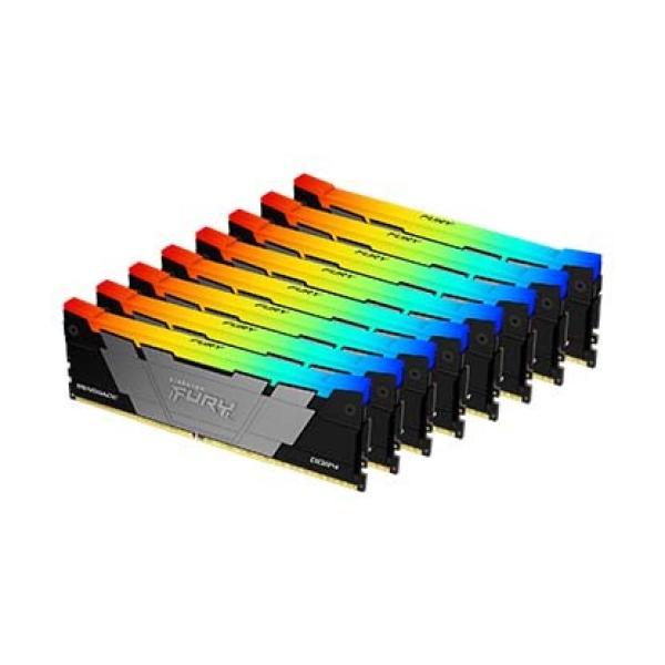 Kingston FURY Renegade/ DDR4/ 256GB/ 3200MHz/ CL16/ 8x32GB/ RGB/ Black
