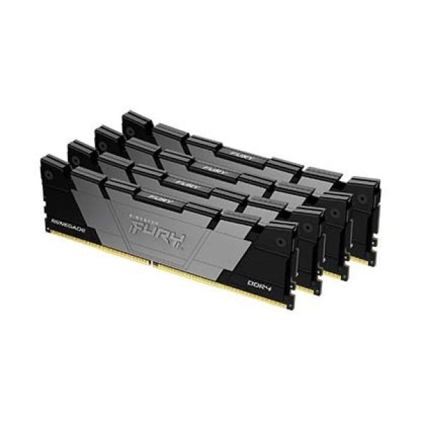 KINGSTON DIMM DDR4 64GB (Kit of 4) 3600MT/ s CL16 1Gx8 FURY Renegade Black