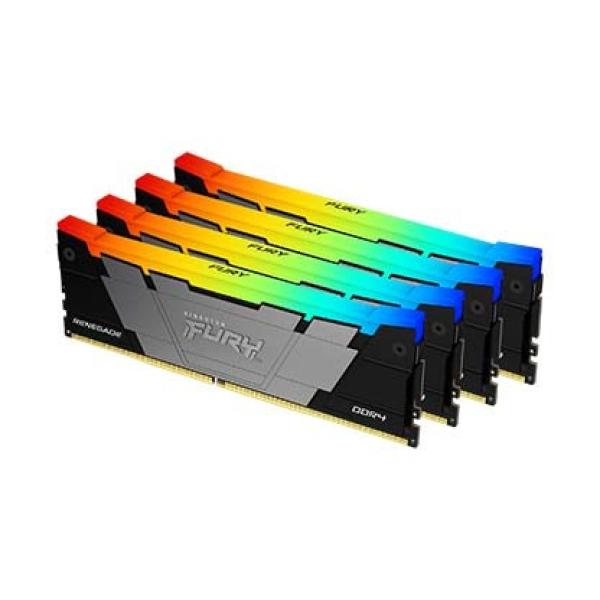 KINGSTON DIMM DDR4 128GB(Kit of 4) 3600MT/ s CL18 FURY Renegade RGB