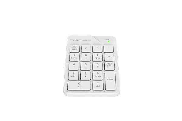 A4tech FSTYLER bezdrátová numerická klávesnice, bílá3