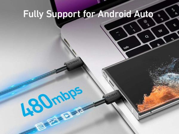 Anker 322 USB-C to USB-C Cable (60W 0,9m)5