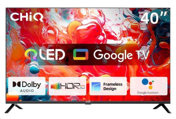 CHiQ L40QH7G TV 40",  QLED,  Full HD,  Google TV,  Frameless,  Dolby Audio,  dbx-tv,  HDR 101