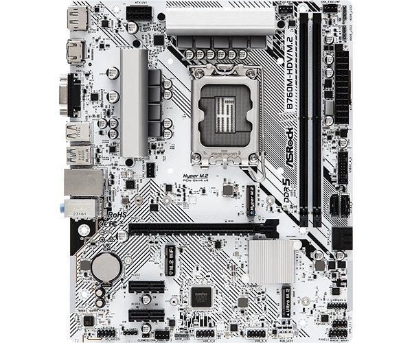 ASRock MB Sc LGA1700 B760M-HDV/ M.2,  Intel B760,  2xDDR5,  1xDP,  1xHDMI,  1xVGA,  mATX1