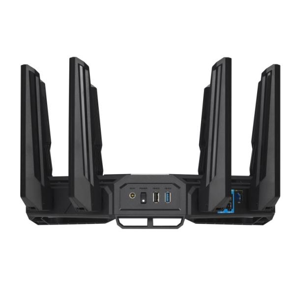 ASUS ROG Rapture GT-BE98 Gaming Router,  WiFi 7,  Dual 10G Ports,  AURA RGB,  AiMesh3