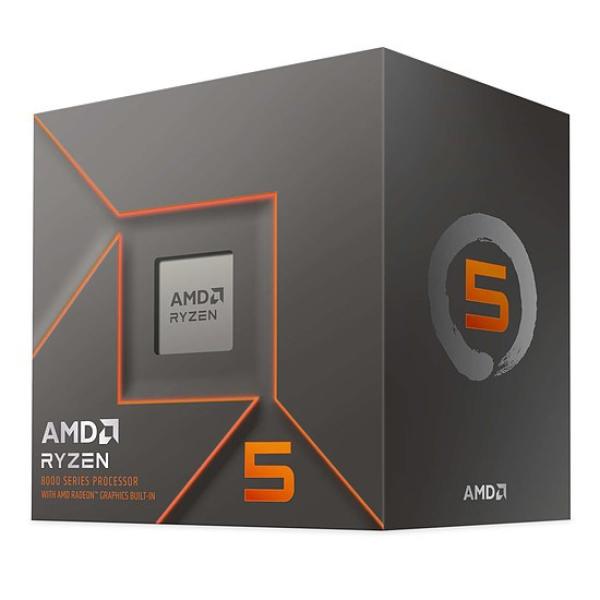 CPU AMD RYZEN 5 8600G,  6-core,  až 5.0GHz,  22MB cache,  65W,  AMD Radeon 760M Graphics,  socket AM5,  BOX