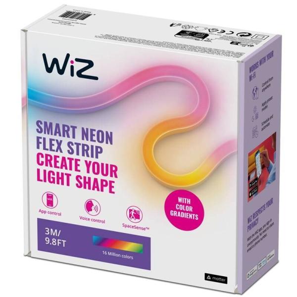 PHILIPS WiZ Neon LED Lightstrip 3 m,  Type-C - LED pásek