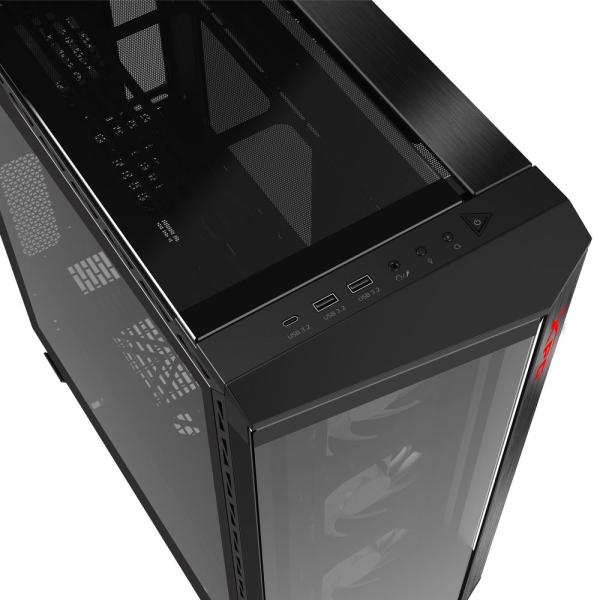 ADATA XPG case BATTLECRUISER II Mid-Tower,  bez zdroje,  4x 120mm ARGB Fan,  Černá1