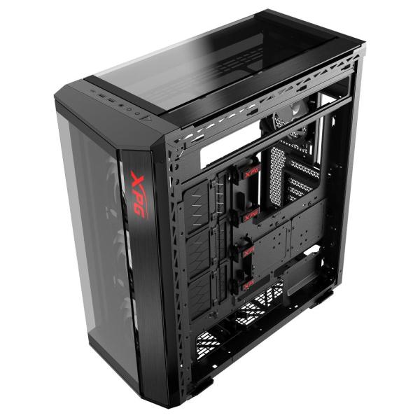 ADATA XPG case BATTLECRUISER II Mid-Tower,  bez zdroje,  4x 120mm ARGB Fan,  Černá3
