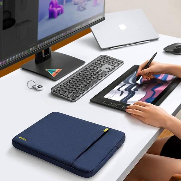 tomtoc Sleeve - 14" MacBook Pro,  tmavomodrá4