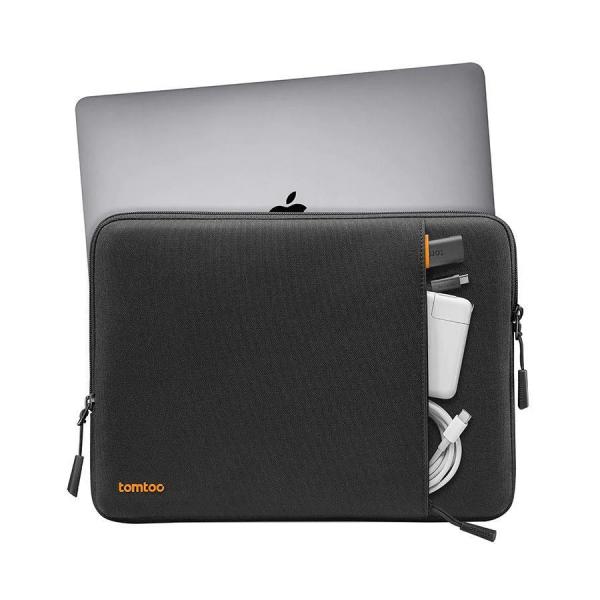 tomtoc Sleeve - 15“,  15, 3“ a 16“ MacBook Pro/ Air,  černá5