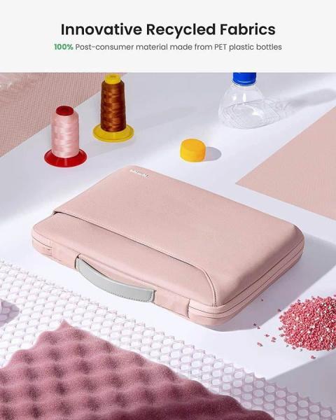 tomtoc Briefcase - 14" MacBook Pro, růžová5