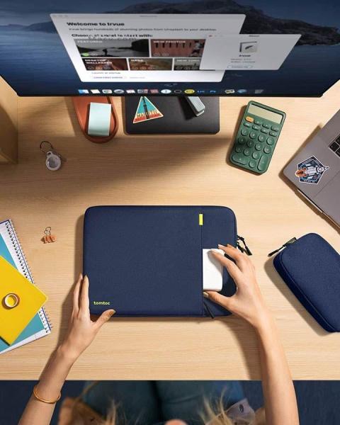 tomtoc Sleeve Kit - 13" MacBook Pro /  Air,  námořní modrá7