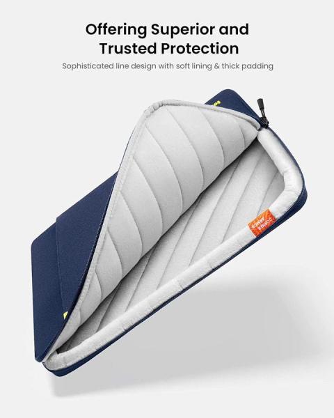 tomtoc Sleeve Kit - 16" MacBook Pro/  15, 3“ MacBook Air,  námořní modrá6