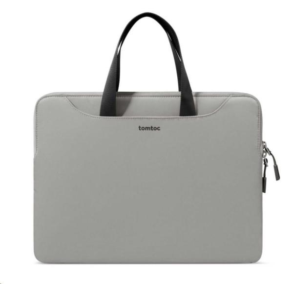 tomtoc Light-A21 Dual-color Slim Laptop Handbag,  13, 5 Inch - Gray