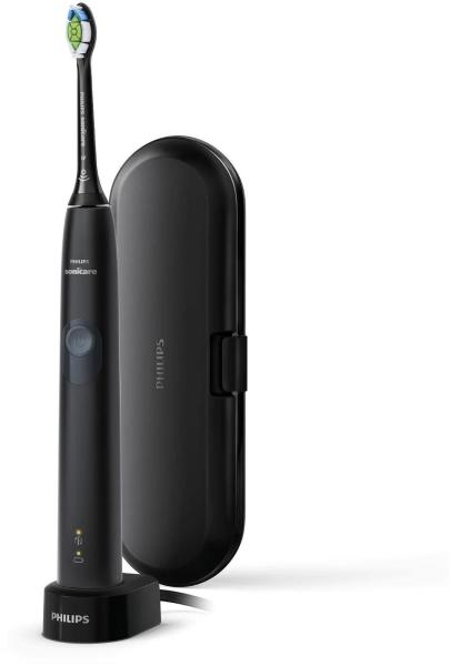 Philips Sonicare 4300 HX6800/87 elektrický zubní kartáček, sonický, 1 režim, 2 intenzity, cestovní pouzdro, černá