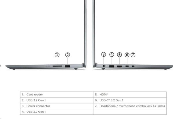 LENOVO NTB IdeaPad Slim 3 15IAN8 - i3-N305, 15.6" FHD TN, 8GB, 512SSD, HDMI, Int. Intel UHD, W11H, 2Y CC5