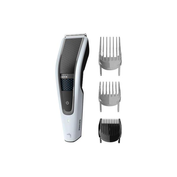 Philips Series 5000 HC5610/ 15 zastřihovač vlasů,  vodotěsný,  samoostřicí ocelové břity,  bílá /  černá