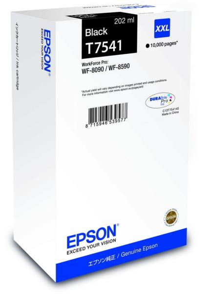 Čierna atramentová kazeta EPSON série WF-8xxx XXL Black - 10.000 str. (202 ml)