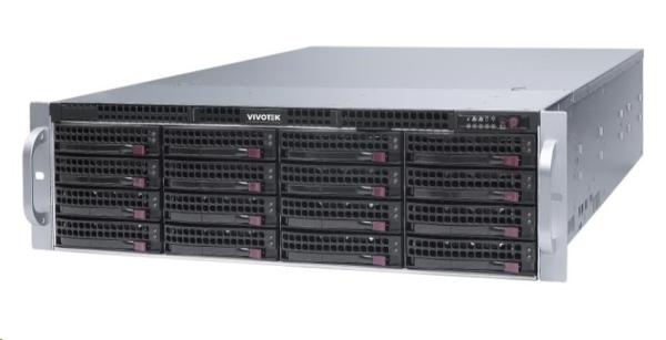 Vivotek NVR ND9541P,  32 kanálov s 16xPoE (max. 160 W),  4xHDD,  H.265,  1x USB 3.0,  2x USB 2.0,  1xHDMI a 1xVGA, 8xDI/ 4xDO