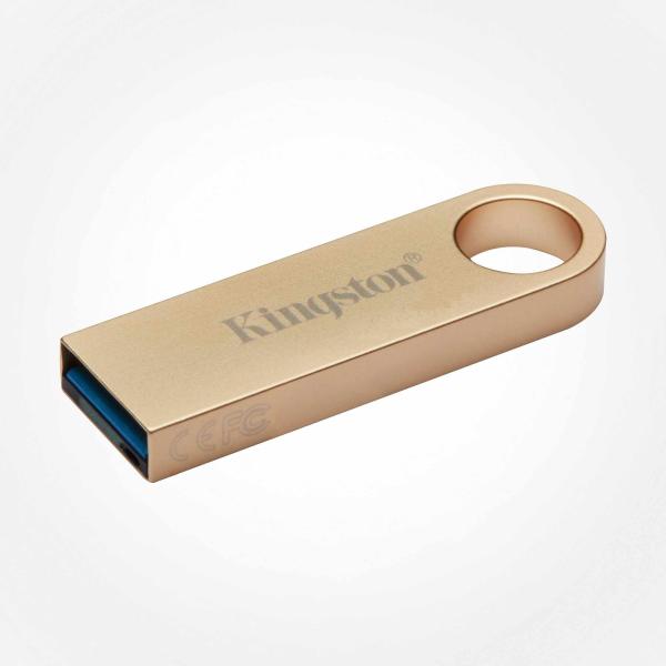 Kingston 256GB DataTraveler DTSE9,  3. Generace,  USB 3.2,  zlatá