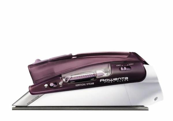 Rowenta First Class DA1511F1 napařovací žehlička, 1000 W, sklopná rukojeť, cestovní, fialová1