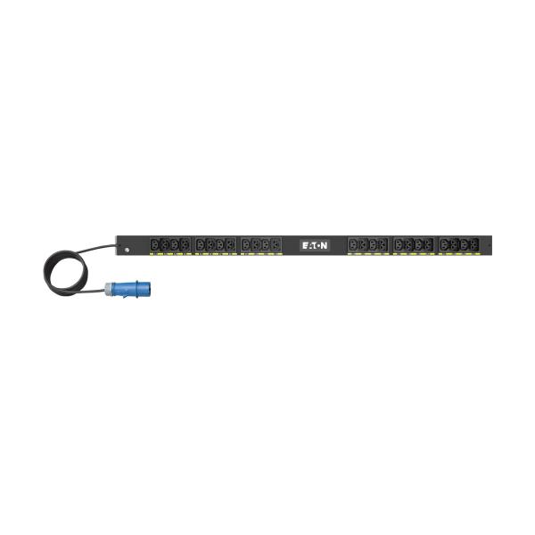 Eaton G4 Základní Rack PDU,  0U,  22, 5U,  vstup IEC-60309,  3m kabel,  1ph,  3, 7kW,  16A,  200-240V,  24 zásuvek (12)C13,  (12)C39