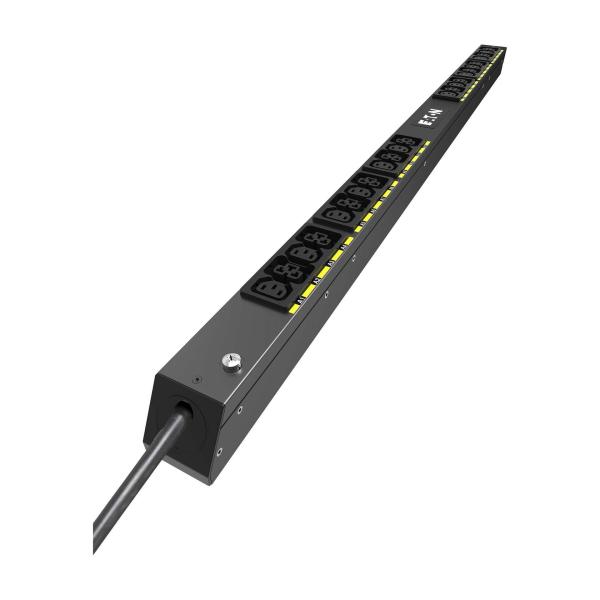 Eaton G4 Základní Rack PDU,  0U,  22, 5U,  vstup IEC-60309,  3m kabel,  1ph,  3, 7kW,  16A,  200-240V,  24 zásuvek (12)C13,  (12)C391