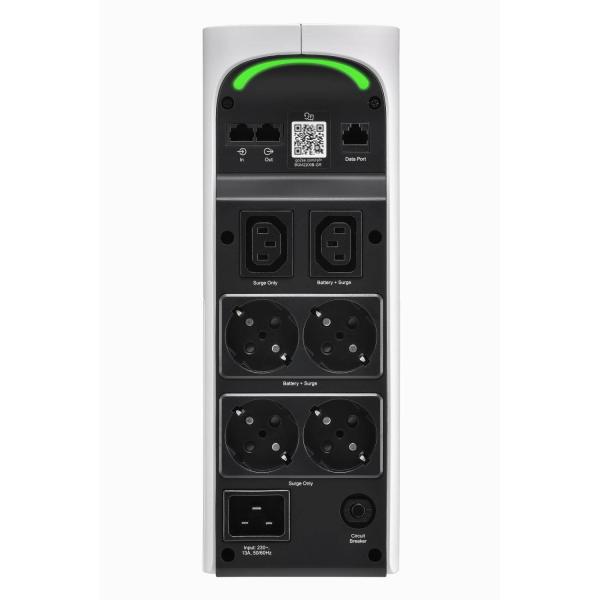 APC Back-UPS Pro Gaming 2200VA,  6 Outlets,  AVR,  LCD Interface (1320W),  4x Schuko,  2x IEC C13,  bílá (Arctic)3