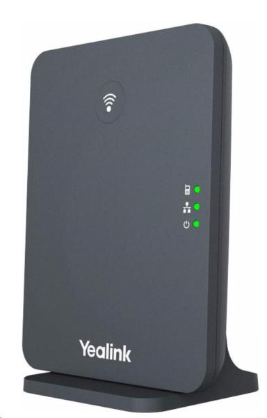 Yealink W70B SIP DECT základňová stanica, PoE, až 10 rúčok