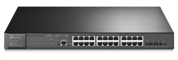 TP-Link OMADA JetStream switch SG3428XMP (24xGbE, 4xSFP+, 24xPoE+, 384W,  2x Console)