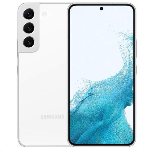 Samsung Galaxy S22 (S901),  8/ 256 GB,  5G,  DS,  EÚ,  biela