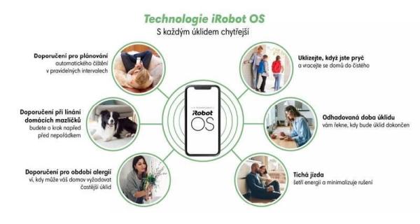 iRobot Roomba i8+ Combo (i8578) robotický vysavač s mopem,  mobilní aplikace,  navigace iAdapt 3.0,  automatické vysypávání11