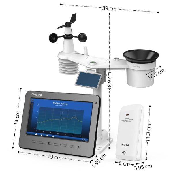 GARNI 3015 Arcus - Wi-Fi meteorologická stanice s TFT HD displejem 2. generace0