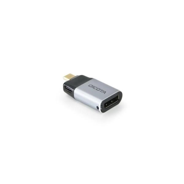 DICOTA USB-C to Display Port Mini Adapter with PD (8k/ 100W)